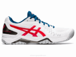 Asics Gel Desafiador 12 Zapatillas Blancas y Rojas