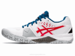 Asics Gel Desafiador 12 Zapatillas Blancas y Rojas - Image 4