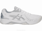 Asics Gel Desafiador 12 Zapatillas Plata Blanca para Correr