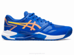 Asics gel desafiador 13 zapatillas azul atún melocotón deportivas