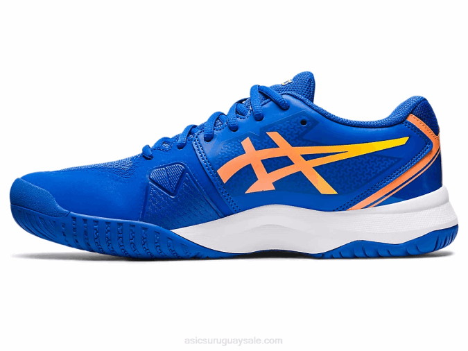 Asics gel desafiador 13 zapatillas azul atún melocotón deportivas - Image 4
