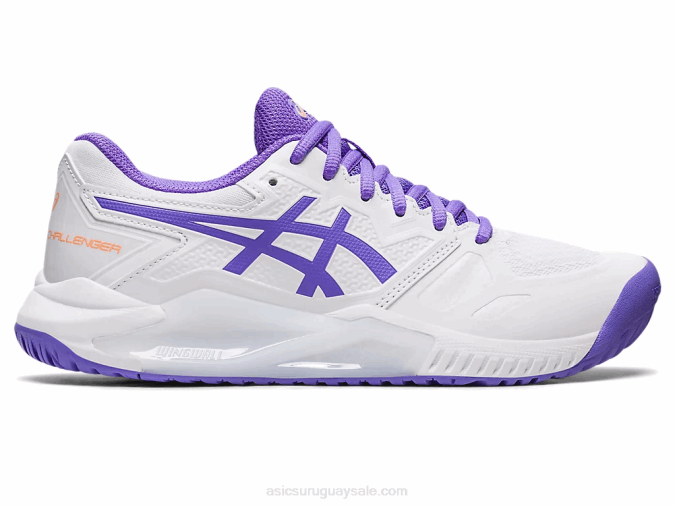 Asics gel desafiador 13 zapatillas blancas amatista para correr - Image 1