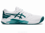 Asics Gel Desafiador 13 Zapatillas Blancas Pino Aterciopelado