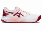 Asics gel desafiador 13 zapatillas blancas y arándano