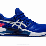 Asics gel desafiante 13 azul lapislázuli y blanco rendimiento atlético