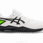 Asics gel desafiante 13 zapatillas deportivas gecko blanco verde
