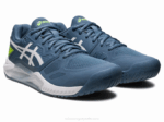 Asics gel desafiante 13 zapato deportivo acero azul blanco - Image 2