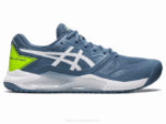 Asics gel desafiante 13 zapato deportivo acero azul blanco