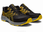 Asics Gel Empresa 9 Zapatillas Negro Amarillo Dorado - Image 2