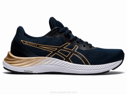 Asics gel-excitar 8 ancho 2LVJ3535 azul francés y champán