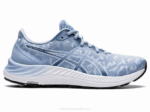 Asics gel excite 8 sneakers niebla y blanco