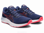 Asics Gel Excite 8 Zapatillas Azul Trueno Coral Llamante - Image 2