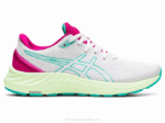 Asics gel excite 8 zapatillas blancas vidrio de mar