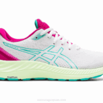Asics gel excite 8 zapatillas blancas vidrio de mar