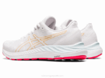 Asics gel-excite 8 zapatillas blancas y champán para correr - Image 3