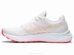 Asics gel-excite 8 zapatillas blancas y champán para correr - Image 4