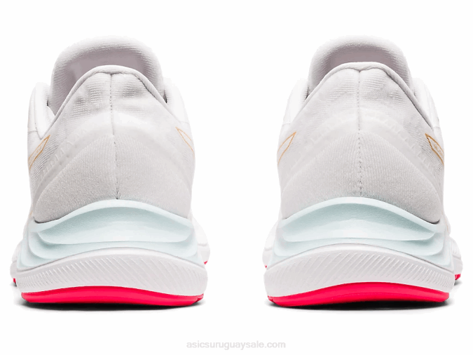 Asics gel-excite 8 zapatillas blancas y champán para correr - Image 5
