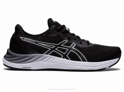 Asics gel-excite 8 zapatillas deportivas blancas y negras