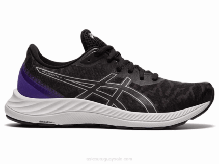 Asics Gel Excite 8 Zapatillas Negras y Grises para Correr