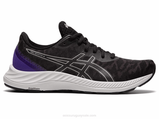 Asics Gel Excite 8 Zapatillas Negras y Grises para Correr - Image 1