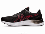 Asics Gel Excite 8 Zapatillas Negro Rojo Eléctrico Rendimiento - Image 4