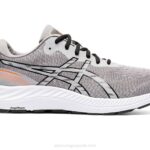 Asics Gel Excite 9 Extra Ancho Gris Ostras y Negro