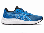 Asics gel-excite 9 grado escolar azul eléctrico y blanco