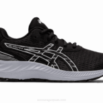 Asics gel excite 9 grado escolar blanco negro