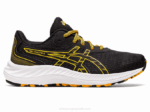 Asics Gel Excite 9 Grado Escuela Negro Ámbar Zapatillas Deportivas
