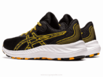Asics Gel Excite 9 Grado Escuela Negro Ámbar Zapatillas Deportivas - Image 3