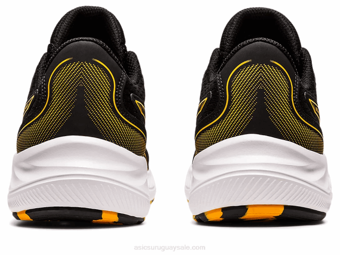 Asics Gel Excite 9 Grado Escuela Negro Ámbar Zapatillas Deportivas - Image 5