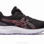 Asics gel excite 9 grado escuela negro papaya rendimiento y estilo