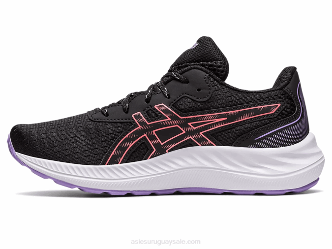 Asics gel excite 9 grado escuela negro papaya rendimiento y estilo - Image 4
