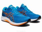 Asics gel-excite 9 zapatillas azul melocotón para correr - Image 2