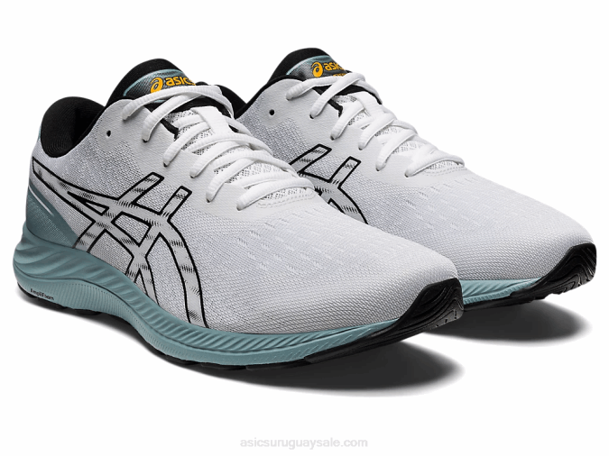 Asics gel-excite 9 zapatillas blanco negro para correr - Image 2