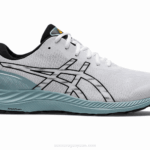 Asics gel-excite 9 zapatillas blanco negro para correr