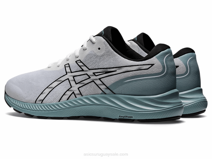 Asics gel-excite 9 zapatillas blanco negro para correr - Image 3
