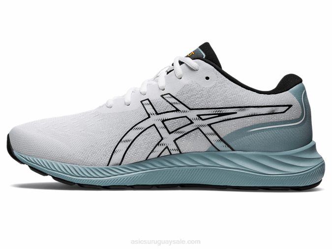 Asics gel-excite 9 zapatillas blanco negro para correr - Image 4