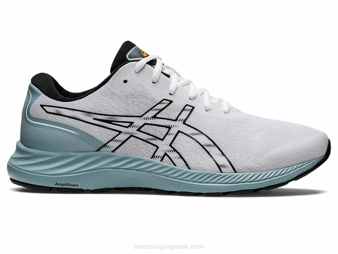 Asics gel-excite 9 zapatillas blanco negro para correr - Image 1
