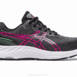 Asics Gel Excite 9 Zapatillas Delirio Negro Rosa para Correr