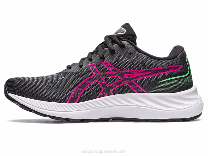 Asics Gel Excite 9 Zapatillas Delirio Negro Rosa para Correr - Image 4