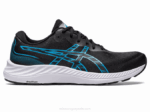 Asics gel-excite 9 zapatillas deportivas negro azul isla