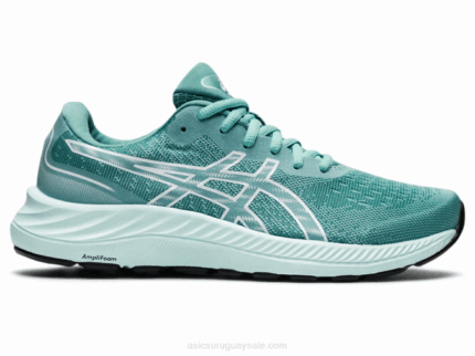 Asics gel-excite 9 zapatillas deportivas verde oasis blanco