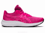 Asics Gel Excite 9 Zapatillas Escolares Rosa Brillante Plata