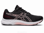 Asics Gel Excite 9 Zapatillas Negro Rosa Brillantes