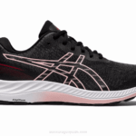 Asics Gel Excite 9 Zapatillas Negro Rosa Brillantes