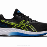 Asics Gel Excite 9 Zapatillas Negro Verde Peligro Rendimiento