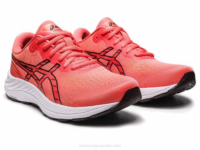 Asics gel-excite 9 Zapatillas Papaya y Negro para Correr - Image 2
