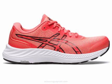 Asics gel-excite 9 Zapatillas Papaya y Negro para Correr