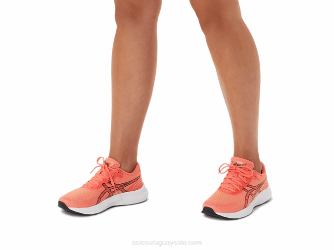 Asics gel-excite 9 Zapatillas Papaya y Negro para Correr - Image 8